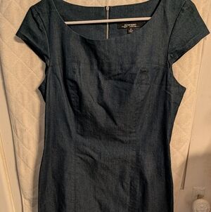 Sharagano Denim Blue Top